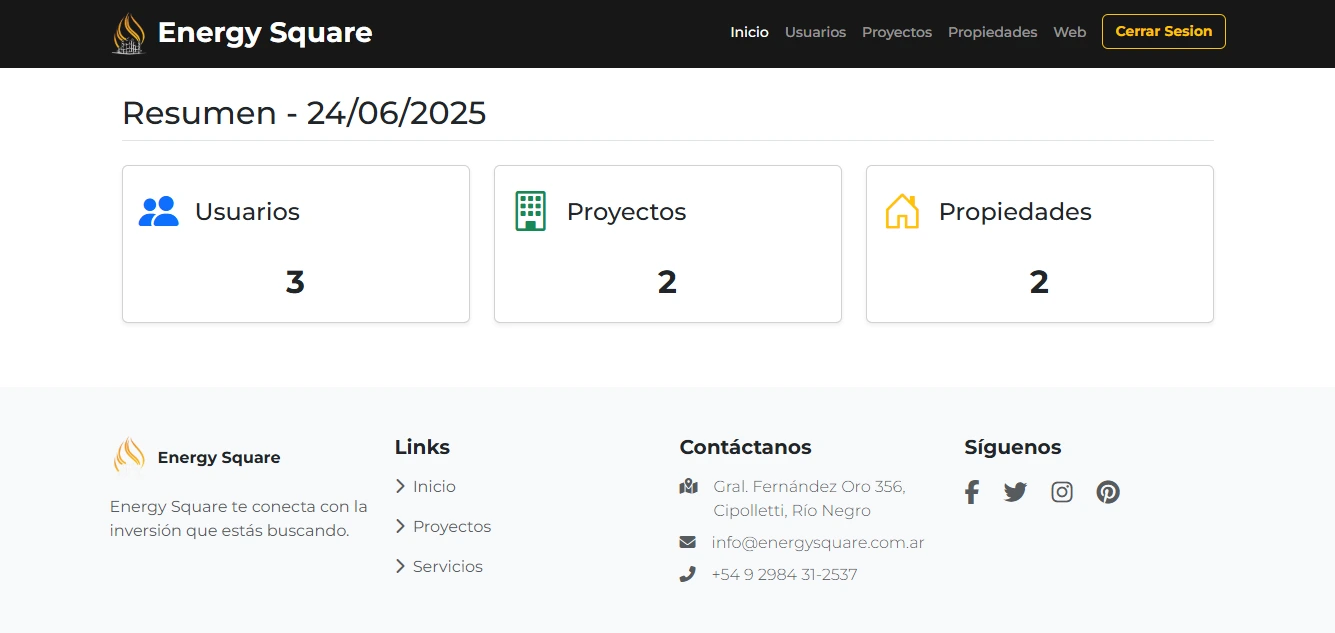 CRUD de propiedades